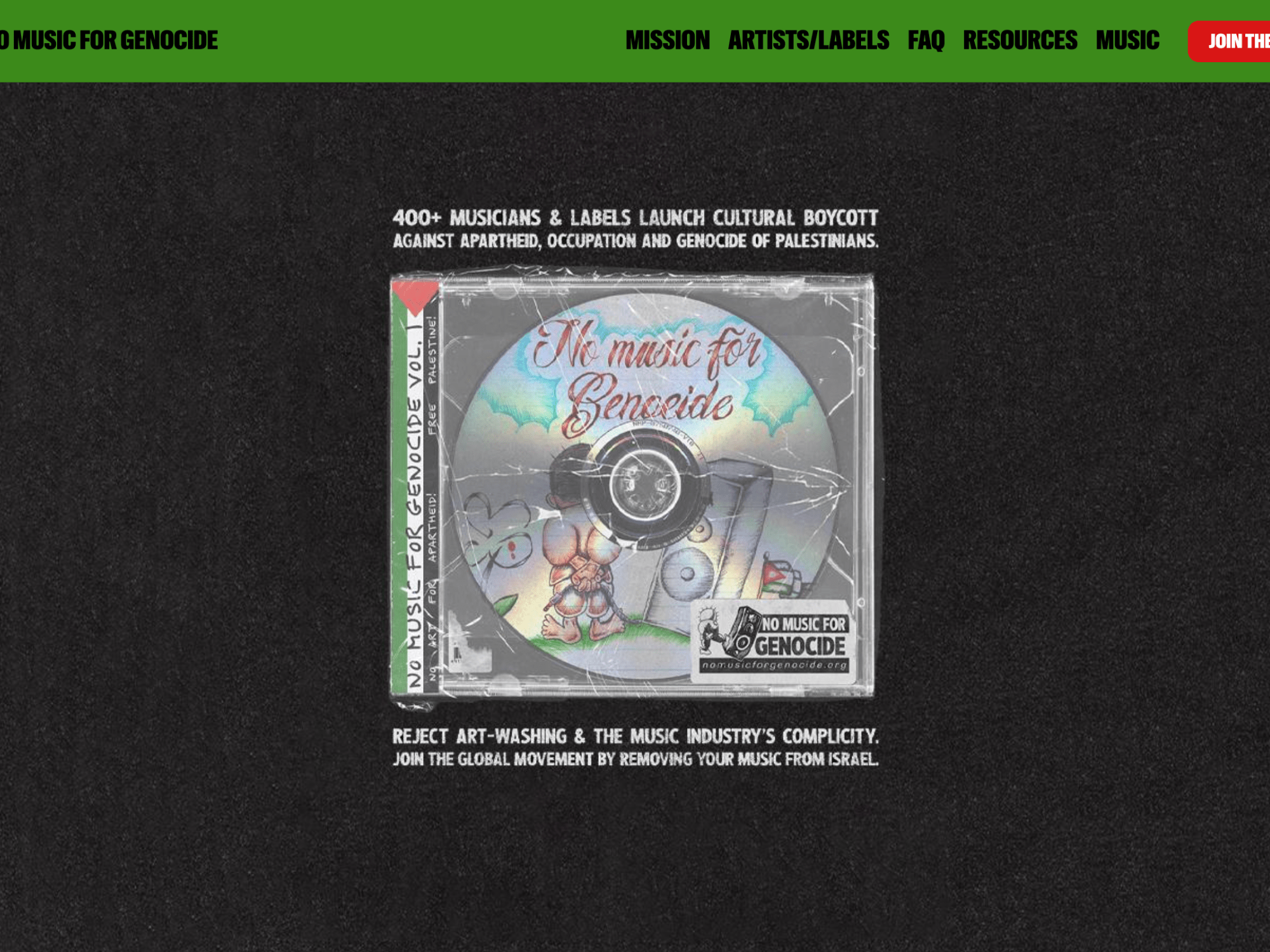 Le boycott `` No Music for Genocide '' est lancé alors que Massive Attack Quit Spotify