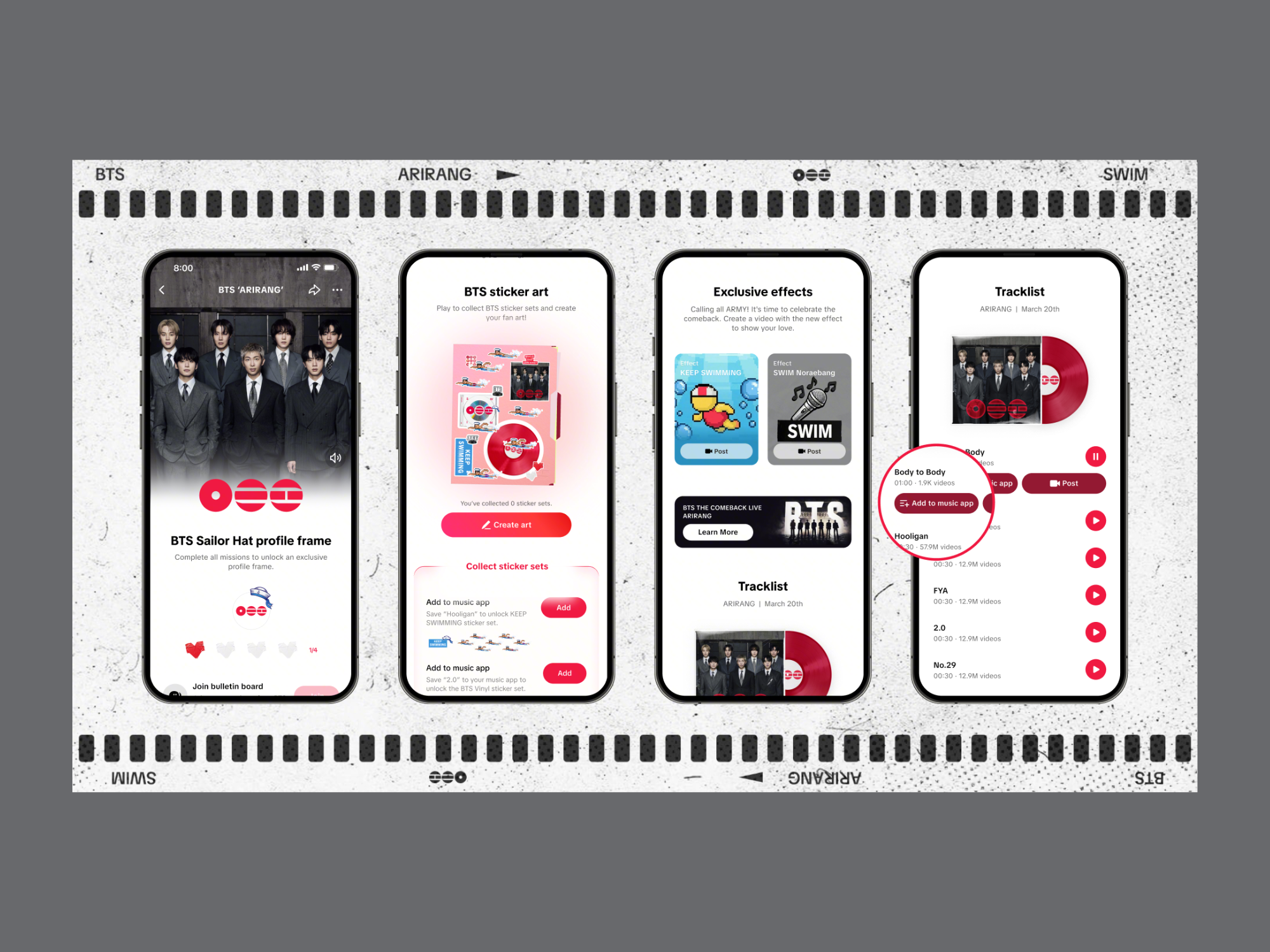 TikTok et Instagram lancent les activations pour l'album 'Arirang' de BTS